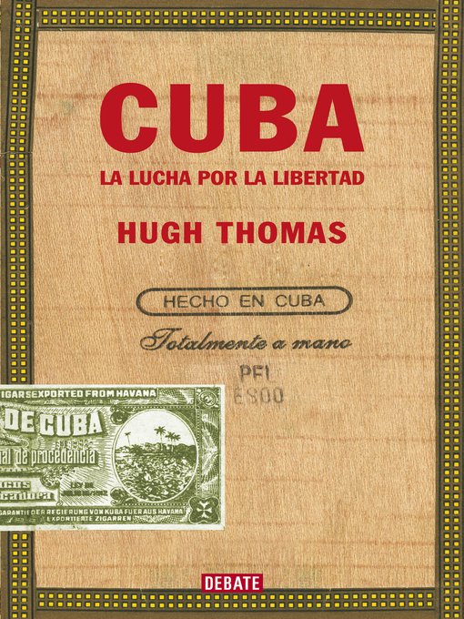 Title details for Cuba by Hugh Thomas - Wait list